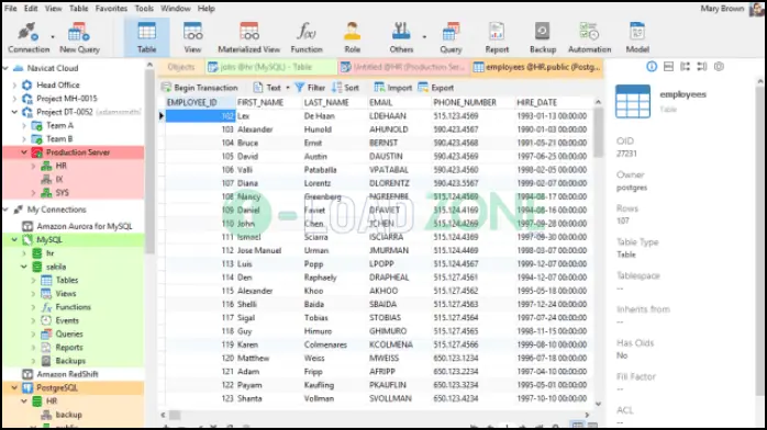 Navicat Premium ถาวร​ 17.1.9 | โปรแกรมจัดการฐานข้อมูล