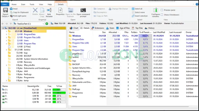 TreeSize Pro Full 9.3.0.1954 | ฟรีถาวร ลบไฟล์ขยะแบบมืออาชีพ