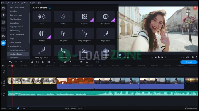 Movavi Video Editor Plus 2025 v25.1.0 | โปรแกรมตัดต่อวิดีโอ