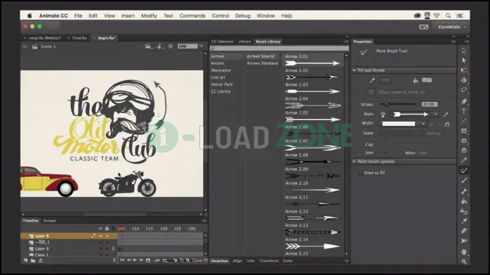 Adobe Animate CC Mac Crack​ ฟรีถาวร สร้างการ์ตูนอนิเมชั่น