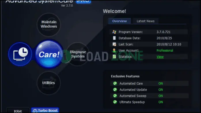 Advanced SystemCare Pro 10.5 Crack​ ดาวน์โหลดเวอร์ชั่นเต็ม