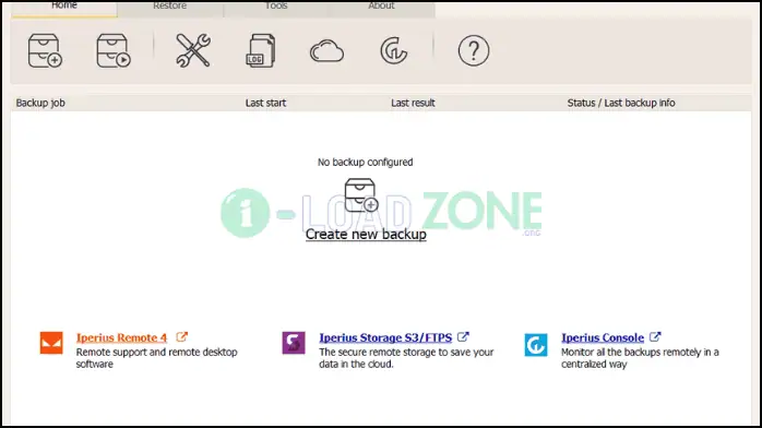 Iperius Backup Full 8.4.3 | ถาวร โปรแกรมสำรองข้อมูลในระบบ