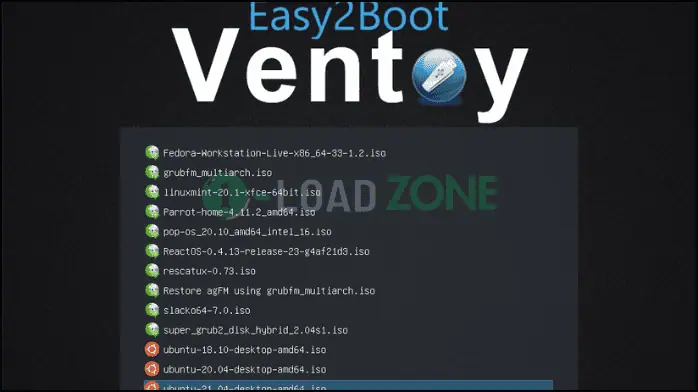 ดาวน์โหลด Ventoy ถาวร USB Boot ง่ายๆแค่ลาก ISO 