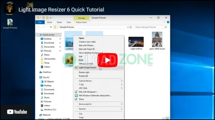 Light Image Resizer 7.1.3.73 | ถาวร โปรแกรมย่อขยายรูปภาพ