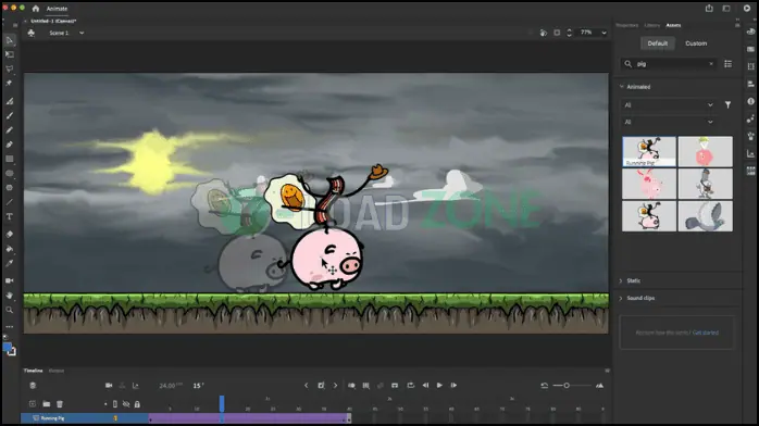 Adobe Animate CC Mac Crack​ ฟรีถาวร สร้างการ์ตูนอนิเมชั่น