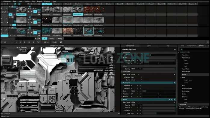 Resolume Arena 7.22.3 ฟรีถาวร ควบคุมเอฟเฟคภาพฉายบนเวที