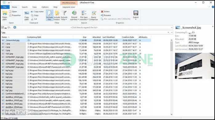 UltraSearch Pro 4.6.1.1102 | โปรแกรมค้นหาไฟล์รวดเร็ว