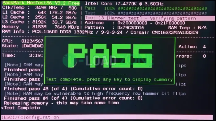 PassMark MemTest86 Pro 11.2 Build 1000 + ISO | ทดสอบประสิทธิภาพ Ram