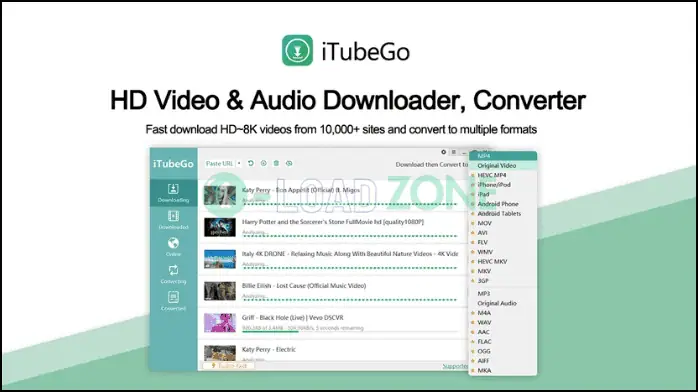 iTubeGo YouTube Downloader 10.2.2 | โปรแกรมดาวน์โหลดวิดีโอออนไลน์ All-in-one
